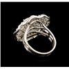 Image 3 : 14KT White Gold 3.86 ctw Diamond Ring