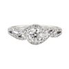 Image 2 : 0.93 ctw Diamond Ring - 14KT White Gold