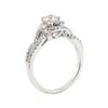Image 4 : 0.93 ctw Diamond Ring - 14KT White Gold