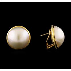 14KT Yellow Gold Pearl and Diamond Jewelry Suite