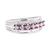 Image 1 : 0.50 ctw Pink Topaz Ring - 10KT White Gold