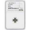 Image 1 : 1748 Austria Pfennig Salzburg Coin NGC MS61