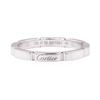 Image 1 : Cartier Mallion Panthere Wedding Band - 18KT White Gold