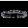 Image 2 : 0.40 ctw Diamond Bracelet - 14KT White Gold