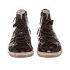 Image 4 : Burberry Black Patent Leather High Top Lace Front Sneakers 36