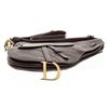Image 4 : Christian Dior Brown Leather Large Saddle Bag Crossbody