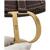 Image 5 : Christian Dior Brown Leather Large Saddle Bag Crossbody