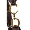 Image 6 : Christian Dior Brown Leather Large Saddle Bag Crossbody