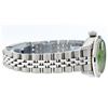Image 4 : Rolex Ladies Stainless Steel Quickset Green MOP Diamond Lugs Datejust Wristwatch