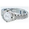 Image 3 : Rolex Ladies Stainless Steel Mother Of Pearl Diamond 26MM Datejust Wristwatch
