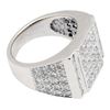 Image 1 : 3.90 ctw Diamond Ring - 18KT White Gold
