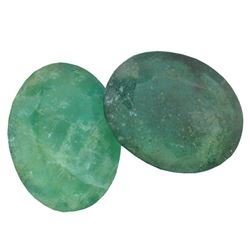 7.85 ctw Oval Mixed Emerald Parcel