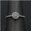 Image 1 : 0.43 ctw Diamond Engagement Ring - 14KT White Gold