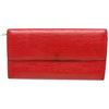 Image 1 : Louis Vuitton Red Epi Leather Sarah Long Wallet