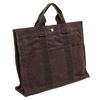 Image 1 : Hermes Gray Canvas Fourre Tout MM Tote Bag