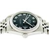 Image 4 : Rolex Mens Stainless Steel Black Roman Datejust 36MM Wriswatch Datejust