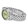 Image 5 : Rolex Mens Stainless Steel Yellow MOP & Emerald Datejust Wristwatch