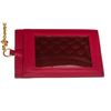 Image 6 : Prada Pink Quilted Fabric Leather Flap Wallet