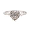 Image 2 : 0.15 ctw Diamond Ring - 14KT White Gold