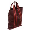Image 2 : Hermes Burgundy Canvas Vertical Sac Fourre Tote Bag
