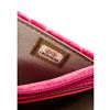 Image 5 : Chanel Pink Velvet Boy Bag Wallet On Chain WOC Crossbody Bag