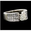 Image 1 : 2.90 ctw Diamond Ring - 14KT White Gold