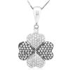 Image 1 : 18k White Gold 0.53CTW Diamond Pendant, (SI1 /G-H)