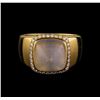 Image 2 : Fred of Paris Pain De Sucre Chalcedony and Diamond Ring - 18KT Yellow Gold