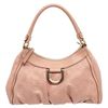 Image 1 : Gucci Pink Guccissima Leather D Ring Shoulder Bag