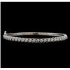 Image 1 : 14KT White Gold 1.63 ctw Diamond Bracelet