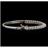 Image 2 : 14KT White Gold 1.63 ctw Diamond Bracelet