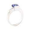 Image 4 : 2.28 ctw Sapphire And Diamond Ring - 18KT White Gold