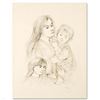 Image 1 : Robert with Mother and Sister by Hibel (1917-2014)
