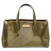 Image 1 : Louis Vuitton Green Monogram Vernis Leather Wilshire PM Bag