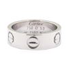Image 1 : Cartier Love Ring - 18KT White Gold