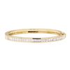 Image 1 : 2.30 ctw Diamond Bangle Bracelet - 14KT Yellow Gold