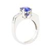 Image 4 : 1.98 ctw Sapphire And Diamond Ring - Platinum