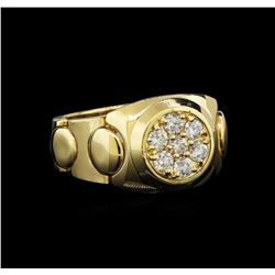 0.74 ctw Diamond Ring - 14KT Yellow Gold
