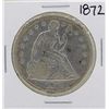 Image 1 : 1872 $1 Seated Liberty Silver Dollar Coin