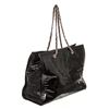 Image 3 : Chanel Black Patent Leather CC Lipstick Tote Bag