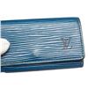 Image 4 : Louis Vuitton Blue Epi Leather 4 Key Holder