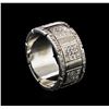 Image 1 : 0.75 ctw Diamond Ring - 14KT White Gold