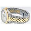 Image 9 : Rolex Mens 2 Tone 14K Mother Of Pearl Roman Datejust Wristwatch