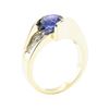 Image 4 : 2.14 ctw Sapphire And Diamond Ring - 14KT Yellow Gold