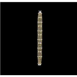 18KT White Gold 19.79tcw Diamond Ribbon Bracelet