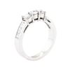 Image 4 : 1.00 ctw Straight Line Diamond Ring - 14KT White Gold