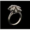 Image 4 : 14KT White Gold 0.95 ctw Diamond Ring