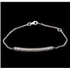Image 1 : 0.65 ctw Diamond Bracelet - 14KT White Gold