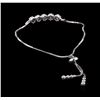 Image 2 : 0.90 ctw Diamond Bracelet - 14KT White Gold