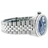 Image 2 : Rolex Mens Stainless Blue Diamond 36MM Datejust Wristwatch